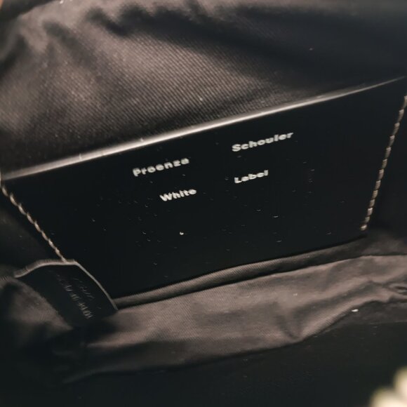 Proenza Schouler White Label Watts Off-White Leather Crossbody Camera Bag - Picture 11 of 14